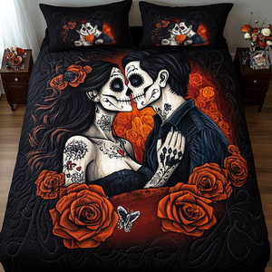 Afterlife Romance 3-Piece Quilted Bedding Set NCU0TL2042