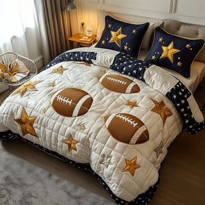 All-Star Snuggles 3-Piece Quilted Bedding Set NCU0PT3695