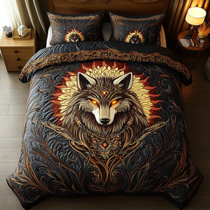 Alpha Trails 3-Piece Quilted Bedding Set NCU0DK3458