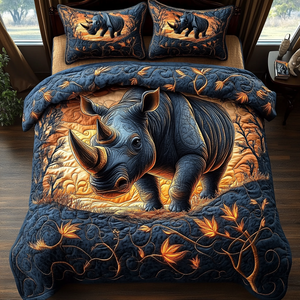 Ancient Warrior Quilted Bedding Set NCU0DV3740