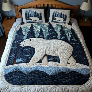 Arctic Bliss 3-Piece Quilted Bedding Set NCU0VH911