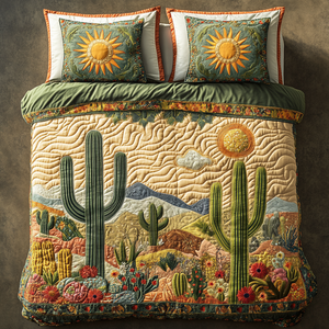 Arid Beauty 3-Piece Quilted Bedding Set NCU0DK4833