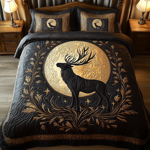 Aurora Hoof 3-Piece Quilted Bedding Set NCU0VH2008