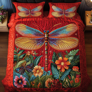 Aurora Wings 3-Piece Quilted Bedding Set NCU0VH1482