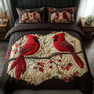Autumn Duet 3-Piece Quilted Bedding Set NCU0NT5011