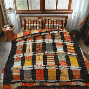 Autumn Threads 3-Piece Quilted Bedding Set NCU0TH1309