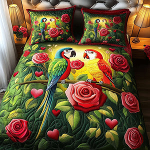 Avian Embrace 3-Piece Quilted Bedding Set NCU0PT2903