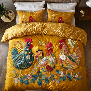 Barnyard Cozy 3-Piece Quilted Bedding Set NCU0VH3586