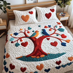 Birdsong Bliss 3-Piece Quilted Bedding Set NCU0PT2922
