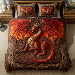 Blazing Majesty Quilted Bedding Set NCU0DV3661