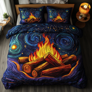 Blazing Spirit 3-Piece Quilted Bedding Set NCU0DK4569