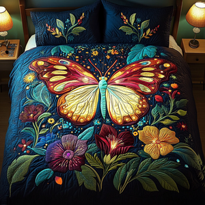 Bliss Wings 3-Piece Quilted Bedding Set NCU0VH2205