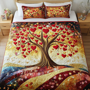 Blissful Roots 3-Piece Quilted Bedding Set NCU0NT2766