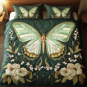 Bloom Butter 3-Piece Quilted Bedding Set NCU0VH2208