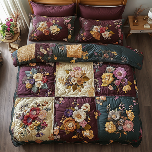 Bloom Haven 3-Piece Quilted Bedding Set NCU0VH3665