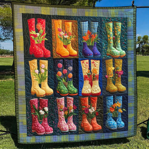 Bloom and Tread Quilted Blanket NCU0TH1448