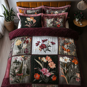 Blossom Patchwork 3-Piece Quilted Bedding Set NCU0PT5270