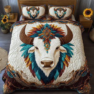 Bohemian Bliss 3-Piece Quilted Bedding Set NCU0VL1605