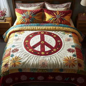 Boho Bliss 3-Piece Quilted Bedding Set NCU0VH2473