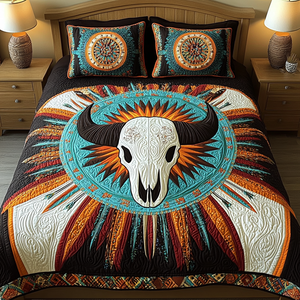 Boho Breeze 3-Piece Quilted Bedding Set NCU0VH1983