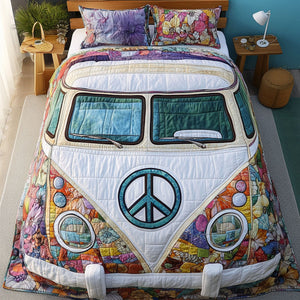 Boho Serenity 3-Piece Quilted Bedding Set NCU0PT4171