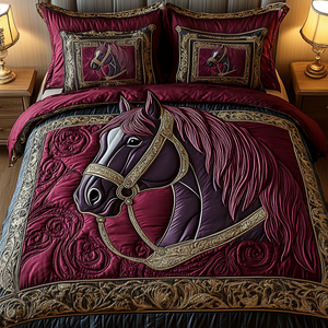 Bold Beauty 3-Piece Quilted Bedding Set NCU0VH1962