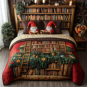 Bookshelf Buddy 3-Piece Quilted Bedding Set NCU0PT3179