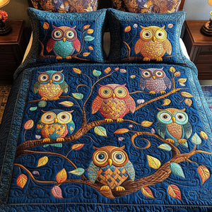 Branch Bliss 3-Piece Quilted Bedding Set NCU0VH807