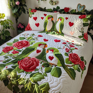 Branch of Love 3-Piece Quilted Bedding Set NCU0PT2904