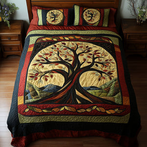 Branches of Legacy 3-Piece Quilted Bedding Set NCU0PT3137