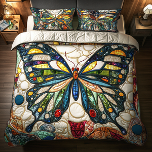 Breezy Elegance 3-Piece Quilted Bedding Set NCU0DK5598