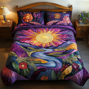 Bright Horizons Quilted Bedding Set NCU0DV3297