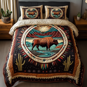 Buffalo Horizon 3-Piece Quilted Bedding Set NCU0VH1646