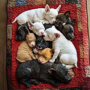 Bull Terrier Elegance Quilted Blanket NCU0PT3840