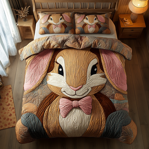 Bunny Bliss 3-Piece Quilted Bedding Set NCU0DK5212