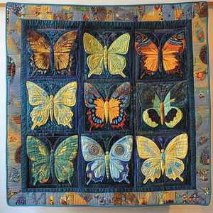 Butterfly Symphony Quilted Blanket NCU0VL1085