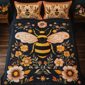 Buzz Harmony 3-Piece Quilted Bedding Set NCU0NT2824