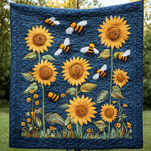 Buzzing Garden Quilted Blanket NCU0NT4707