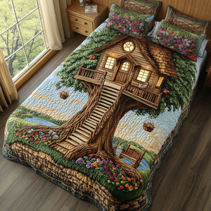 Cabin Serenity 3-Piece Quilted Bedding Set NCU0PT3248