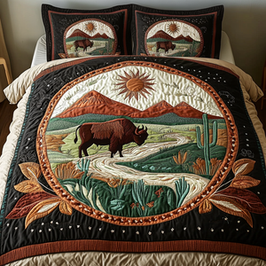 Canyon Trail 3-Piece Quilted Bedding Set NCU0VH1647