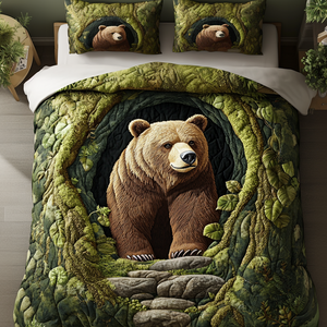 Cave Guardian 3-Piece Quilted Bedding Set NCU0VH1771