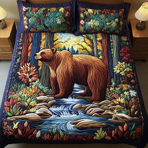 Cave Keeper 3-Piece Quilted Bedding Set NCU0NT2851