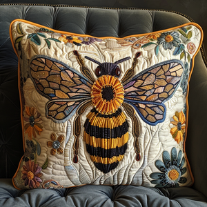 Bee Quilted Pillow Case 01acxd010425