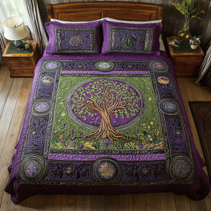 Celestial Canopy 3-Piece Quilted Bedding Set NCU0PT3322