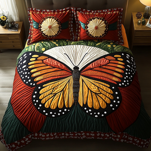 Celestial Flutter 3-Piece Quilted Bedding Set NCU0DK5734