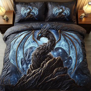 Celestial Guardian 3-Piece Quilted Bedding Set NCU0VL1290