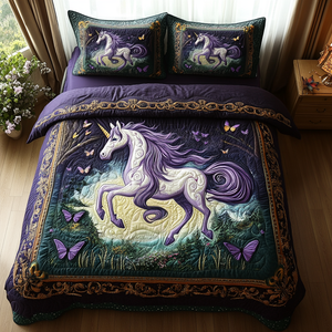 Celestial Horn Quilted Bedding Set NCU0DV2282