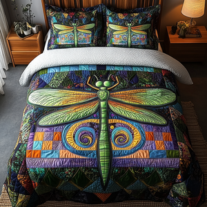 Celestial Hover 3-Piece Quilted Bedding Set NCU0DK5319