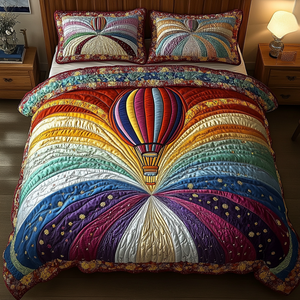 Celestial Lift 3-Piece Quilted Bedding Set NCU0DK4531