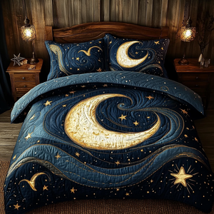 Celestial Whispers 3-Piece Quilted Bedding Set NCU0VL983